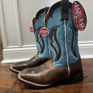 Dan Post Women's Heeled Boots in Brown and Blue